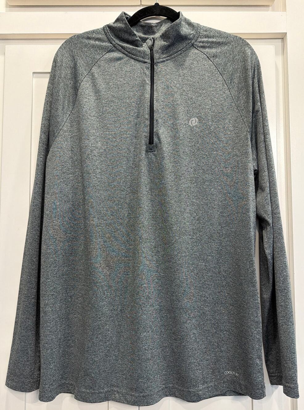 SB Tech coolplay L/S gray 1/4 zip baselayer LT